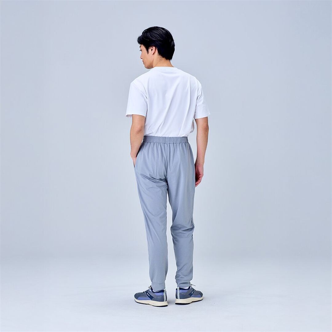 ハイストレッチ ジョガーパンツ グレー XL