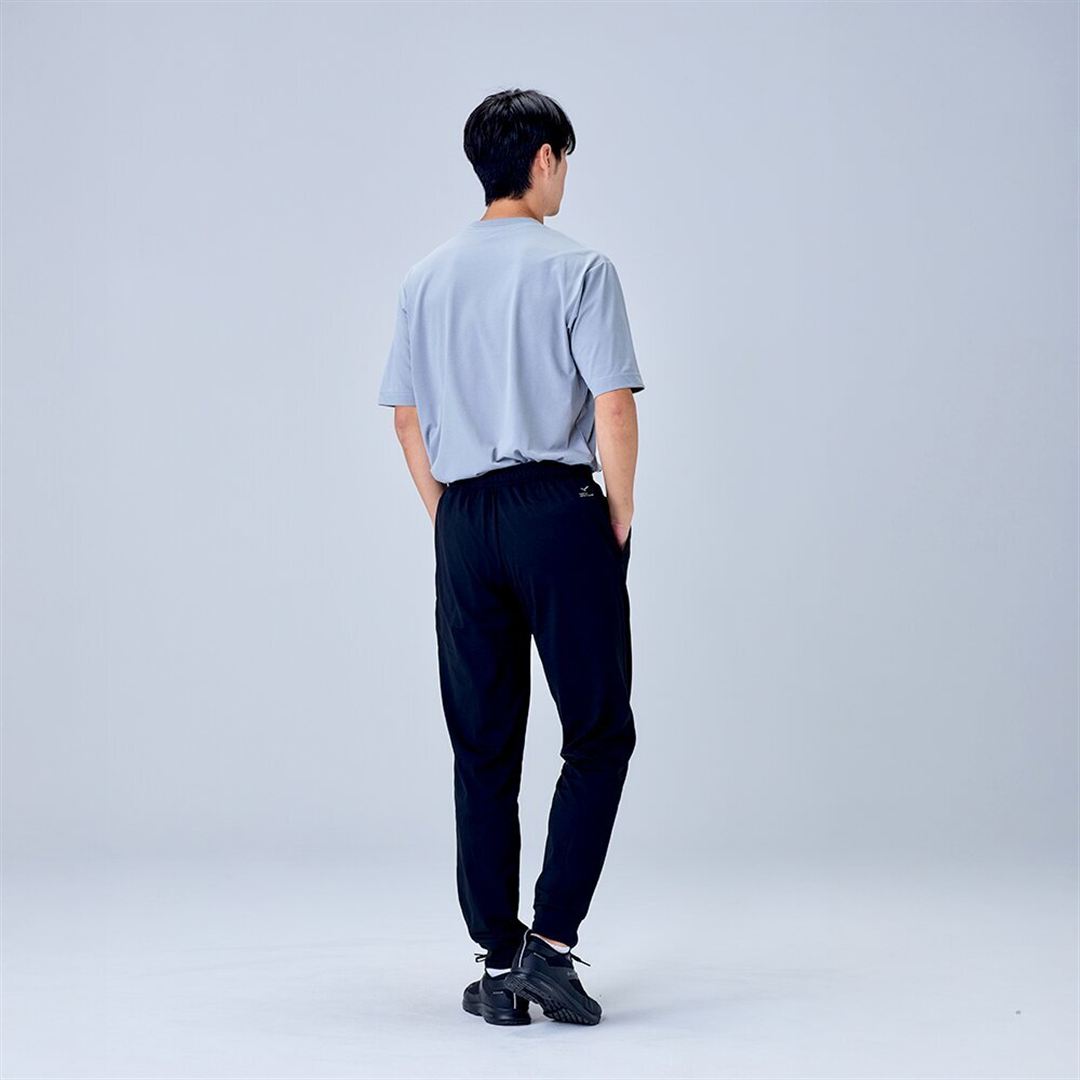 ハイストレッチ ジョガーパンツ ブラック XL