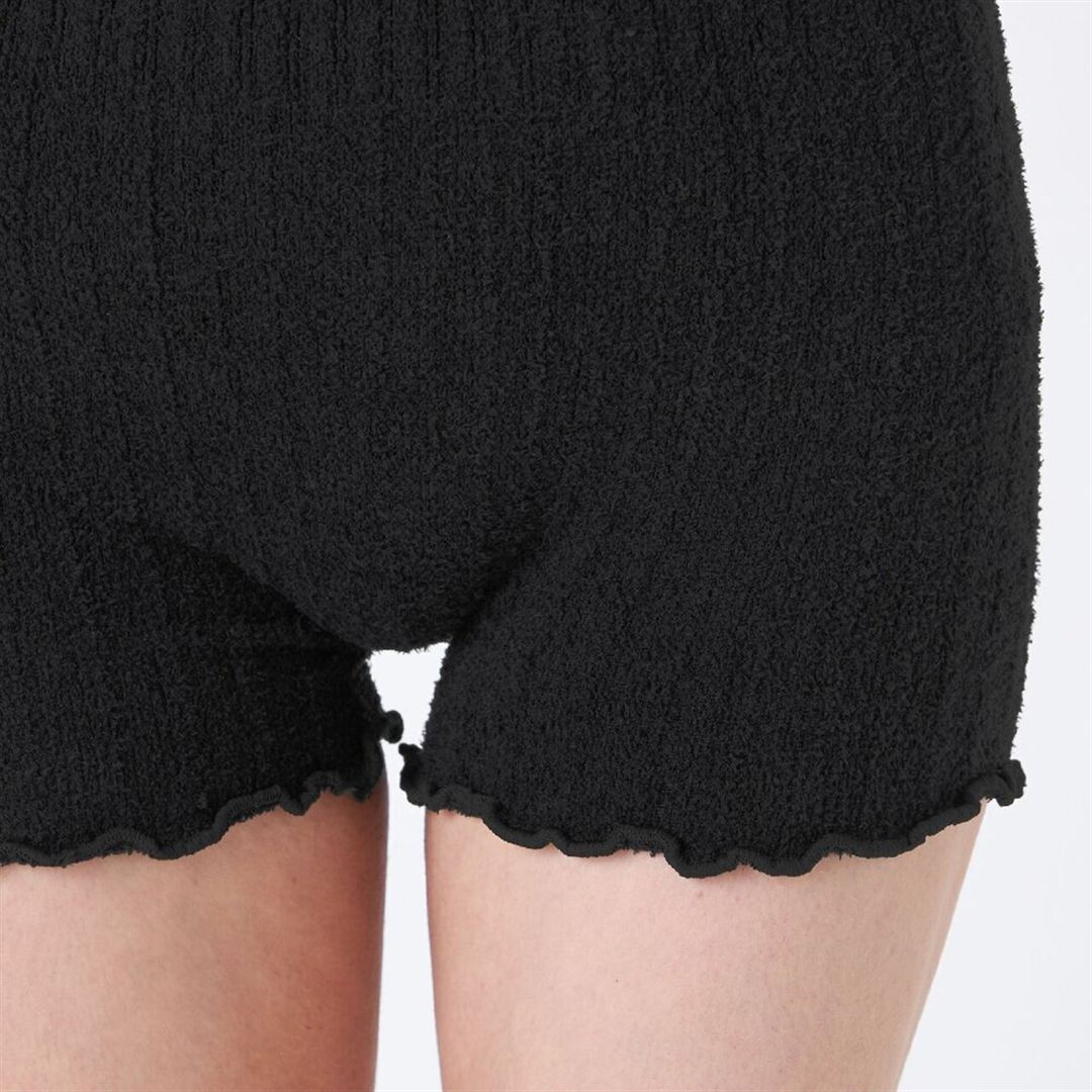 【吸湿発熱】ブレスサーモゆるぬく腹巻付きパンツ ブラック