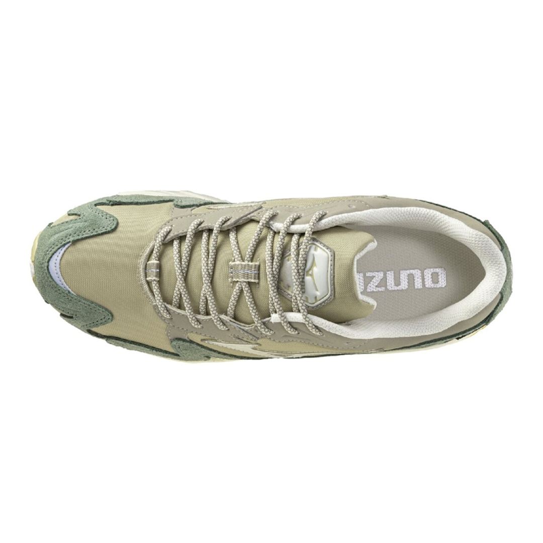 【ミズノ直営限定】WAVE RIDER 10 CORDURA グレージュ×オフホワイト×グリーン 27.5