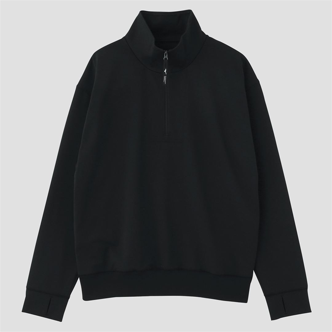【MARGARET HOWELL】ヘビーオンスZIPシャツ ブラック M