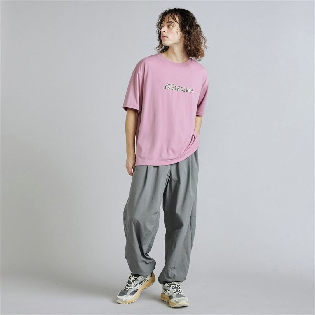 リサイクルグラフィックTシャツ オーキッドパープル XS