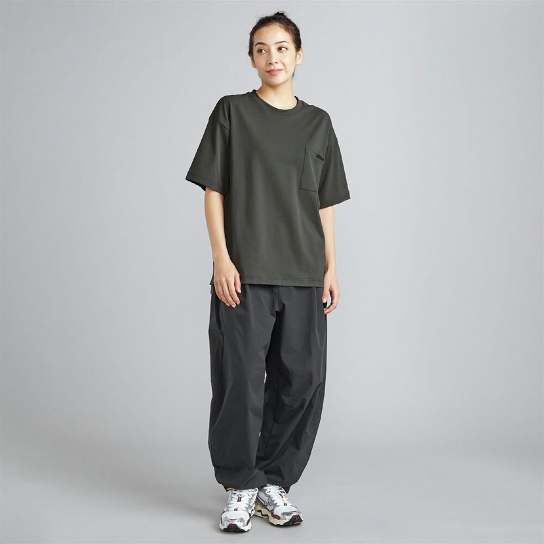 アンチスウェット ポケットTシャツ アッシュブラック XL