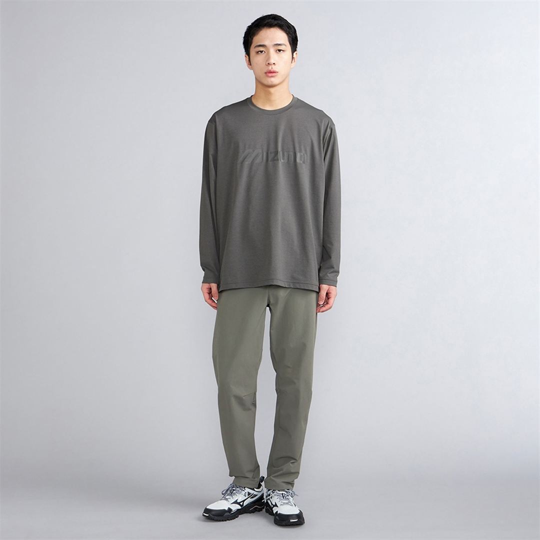 ワードマークロゴロングスリーブTシャツ ピューターグレー XL