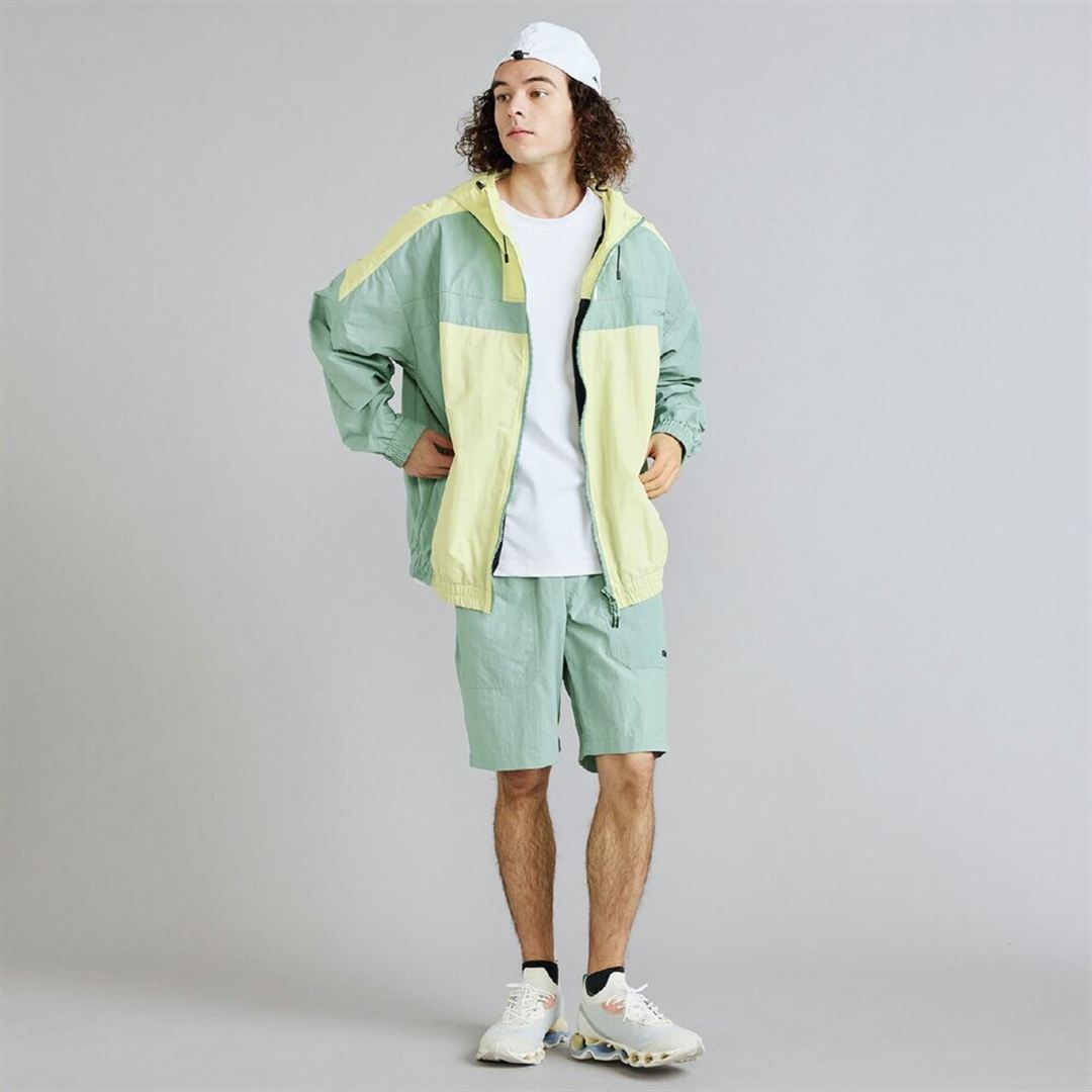 ウォーターリパレントフィールドショートパンツ スレートブルー XL