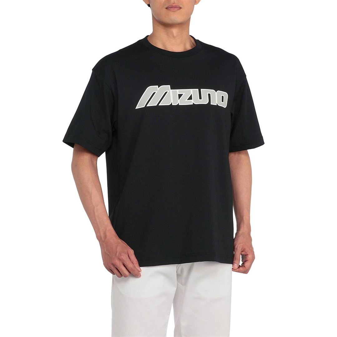 NEW VINTAGE GOLF MIZUNOロゴTシャツ ブラック XL