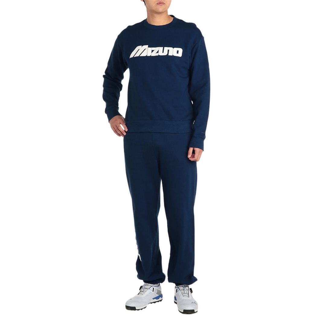 NEW VINTAGE GOLF MIZUNO logo スウェット ネイビー S
