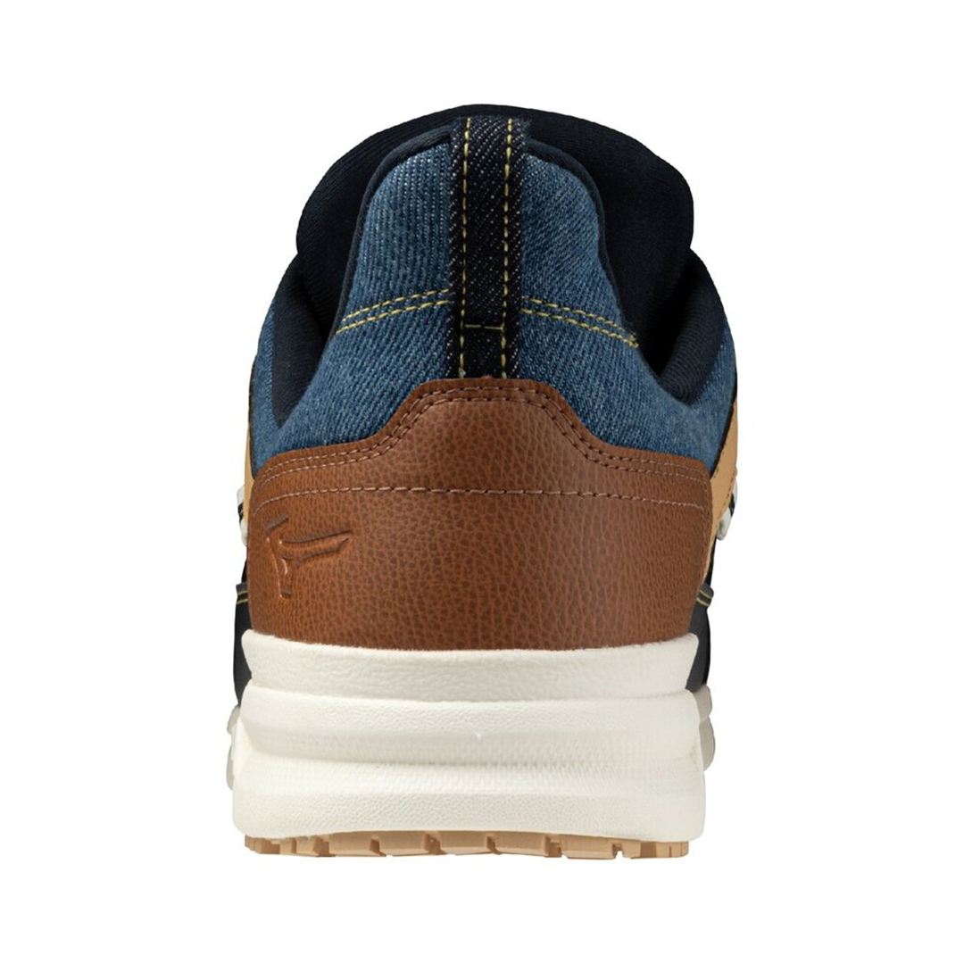 オールマイティLSII 11L DENIM(紐／ローカット) スモーキーブルー×インディゴブルー×ブラウン 25.0