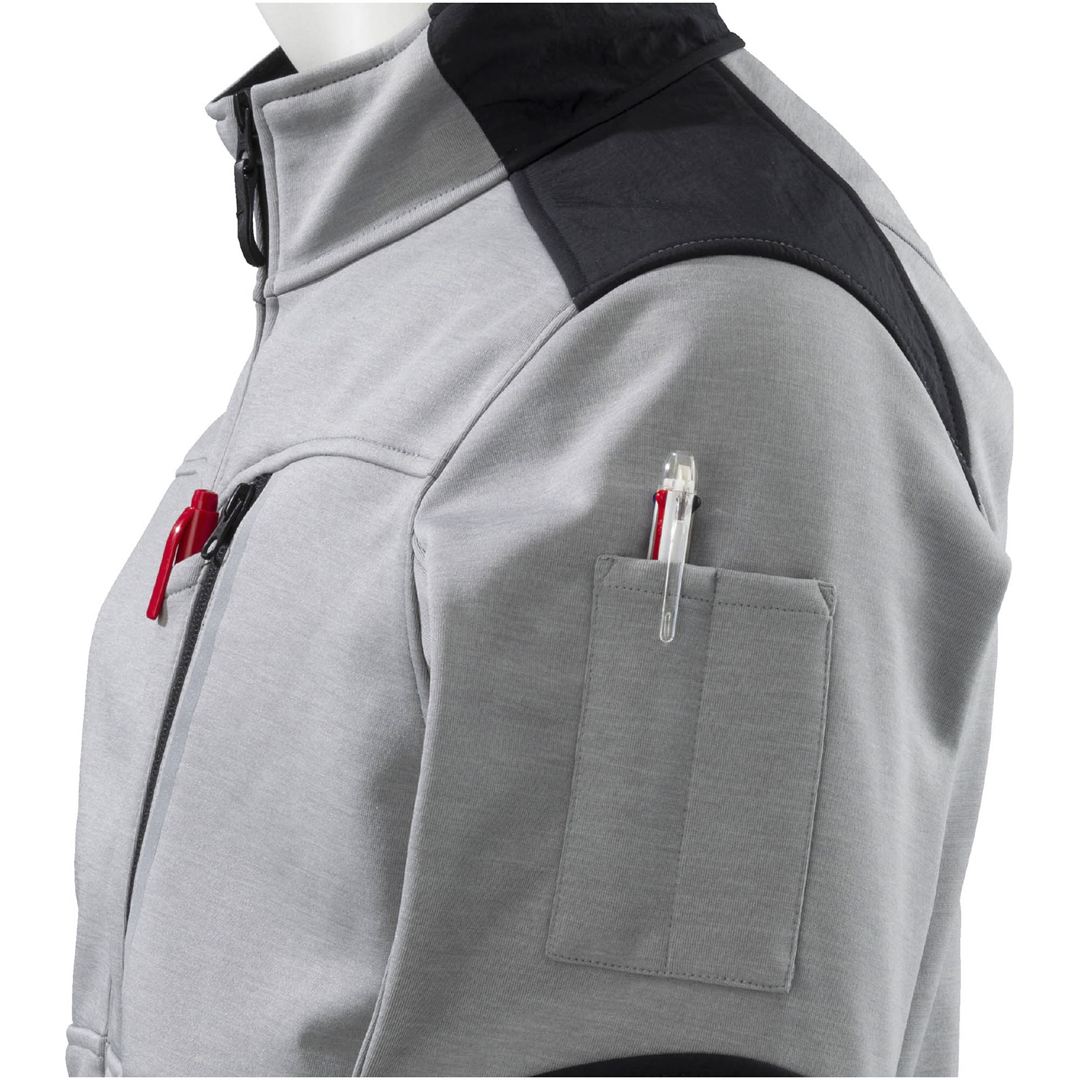 【防風】テックシールドジャケット ストレッチ アロイグレー S