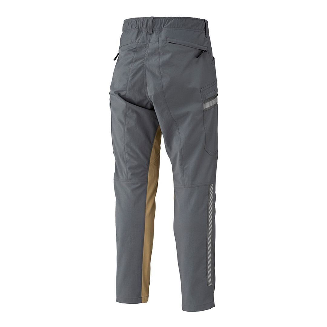 【ミズノ公式オンライン限定】ストレッチ撥水カーゴパンツ(制電) グレー×ベージュ XL