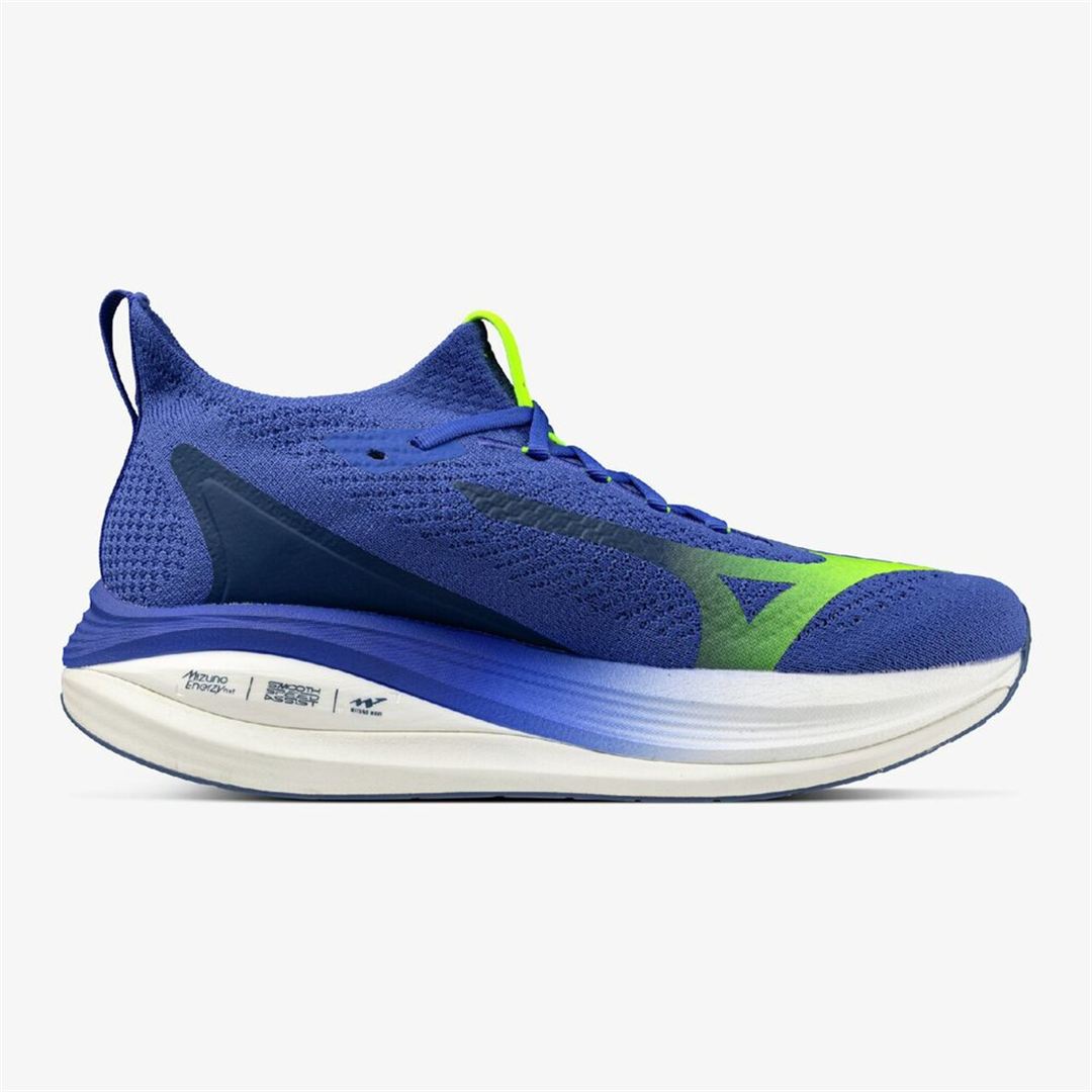 MIZUNO NEO VISTA2(スピードワーク／テンポ走) ブルー×ホワイト×イエロー 25.0
