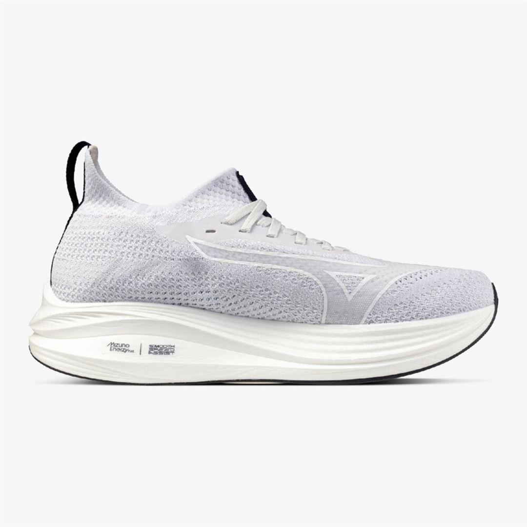MIZUNO NEO ZEN(ランニング) ライトグレー×ホワイト×オレンジ 25.0