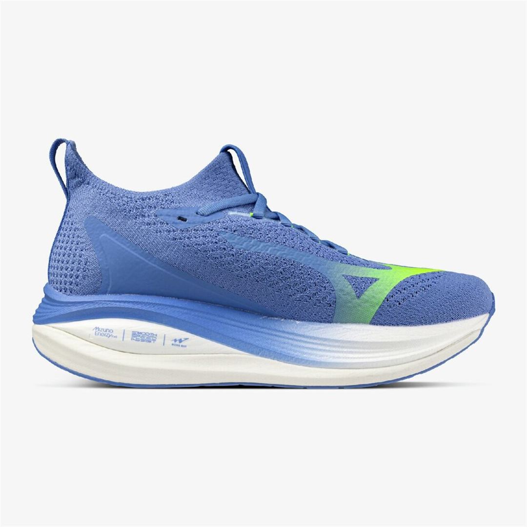 MIZUNO NEO VISTA2(スピードワーク／テンポ走) ブルー×ホワイト×イエロー 25.0