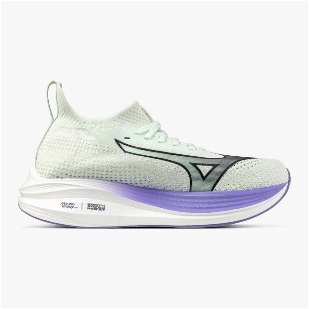 MIZUNO NEO ZEN(ランニング) ライトグリーン×ブラック×パープル 22.5