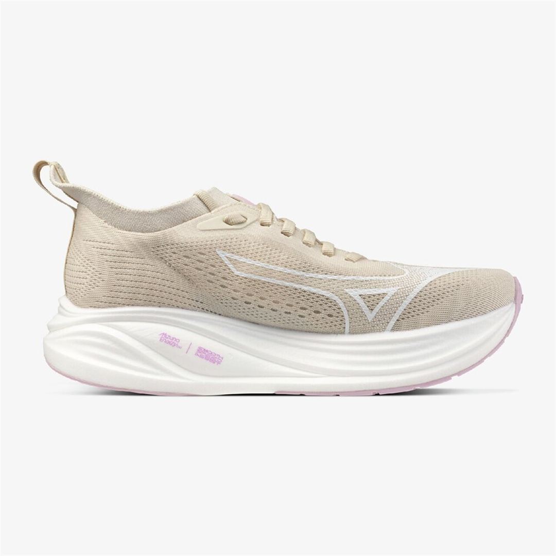 MIZUNO NEO ZEN2(ジョグ／LSD) ベージュ×ホワイト×パープル 25.5