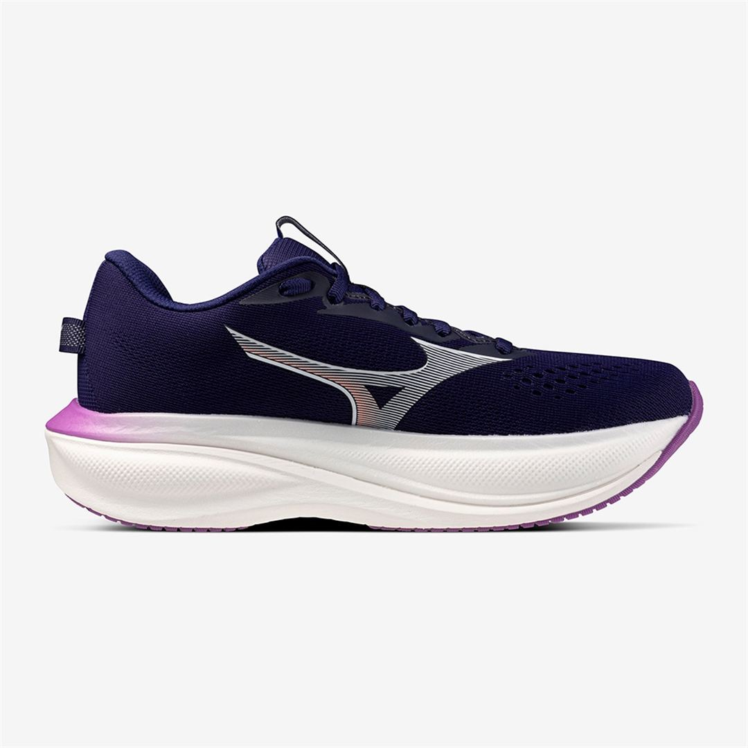 ウエーブライダー30 SW(ジョグ／デイリーラン) ネイビー×ホワイト×パープル 25.5