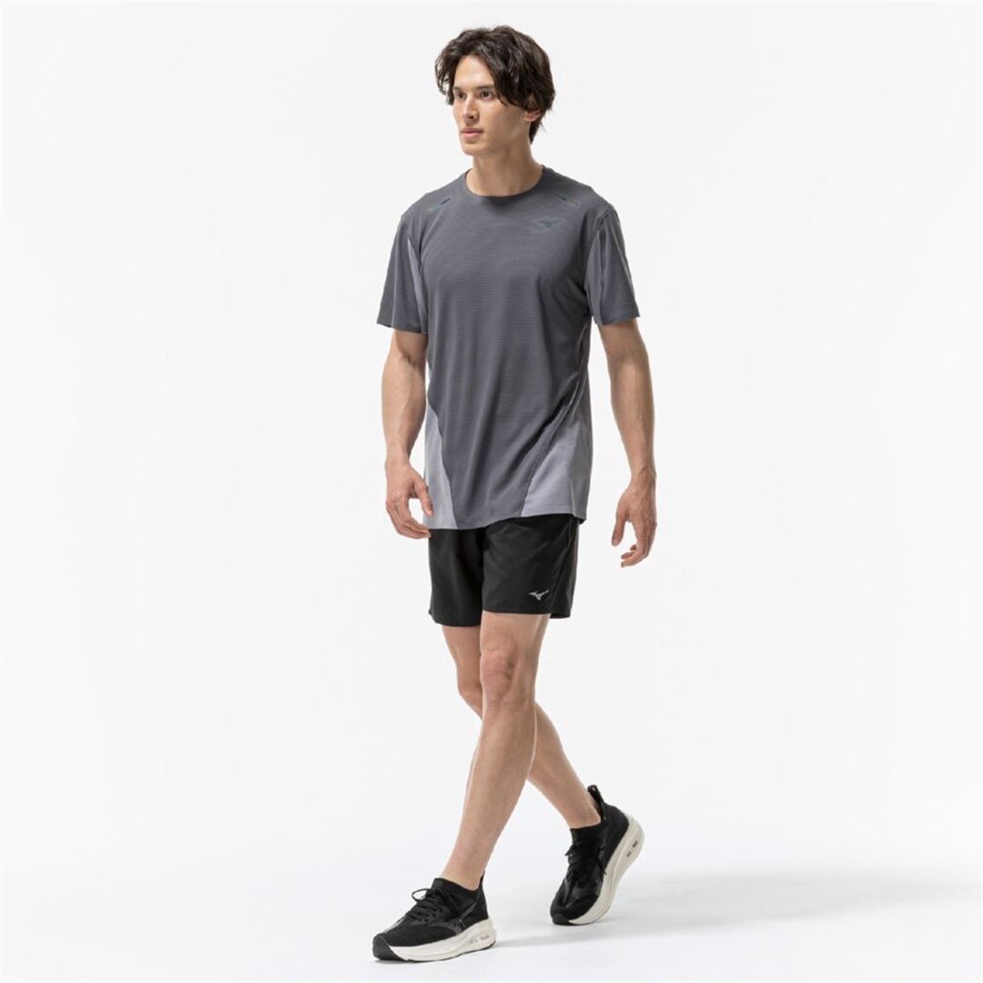 【汗処理／通気】ドライエアロフロープレミアムTシャツ オデッセイグレー S