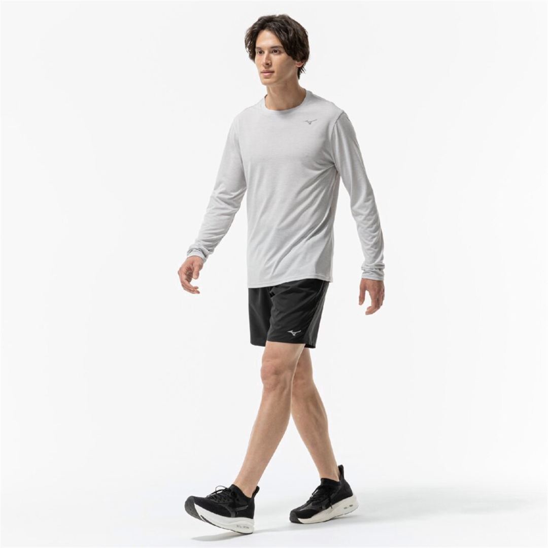 クイックドライTシャツ(長袖) ベイパーシルバー XL