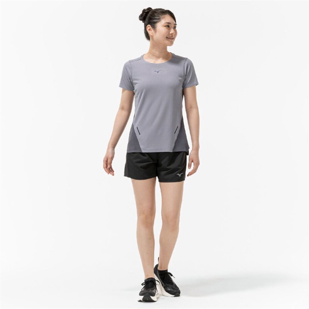 【汗処理／通気】ドライエアロフロープレミアムTシャツ クイックシルバー S