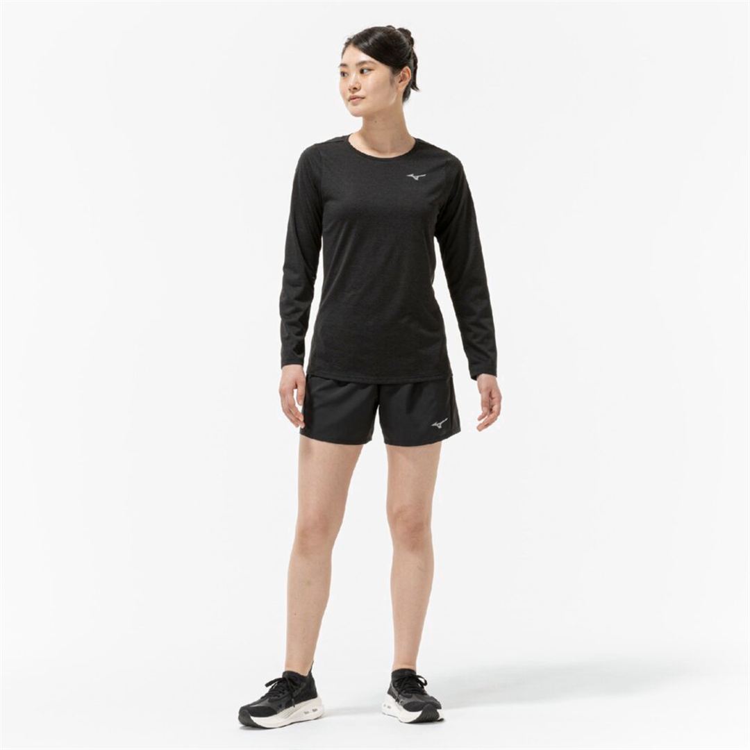 クイックドライTシャツ(長袖) ブラック XL