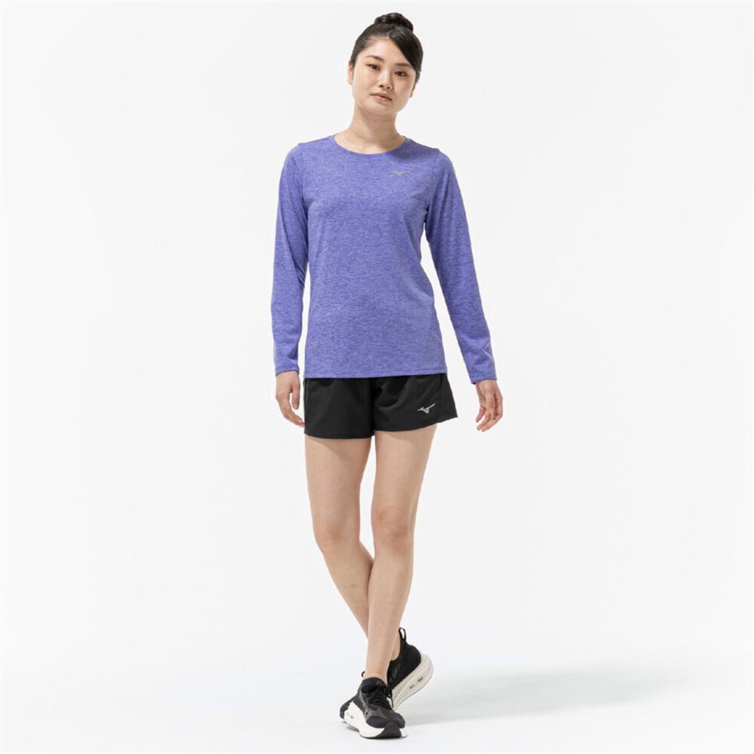 クイックドライTシャツ(長袖) アイリスブルーム XL