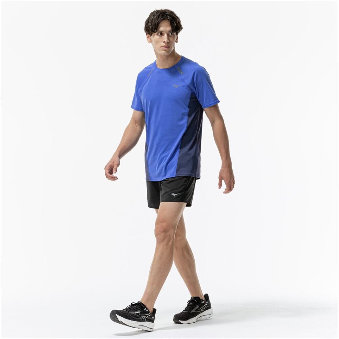 【汗処理／通気】ドライエアロフローTシャツ ダズリングブルー XL