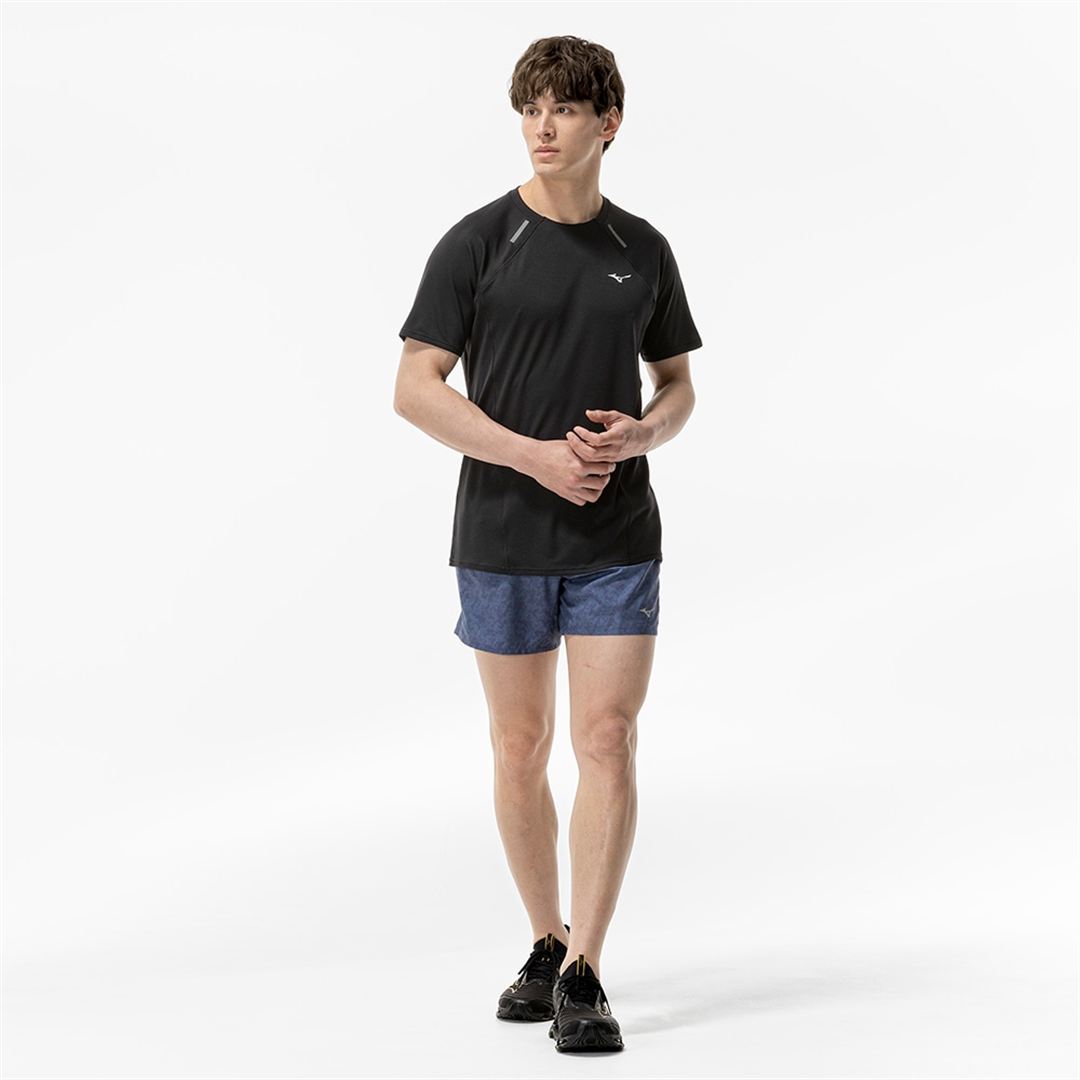 【汗処理／通気】ドライエアロフローTシャツ ブラック XL