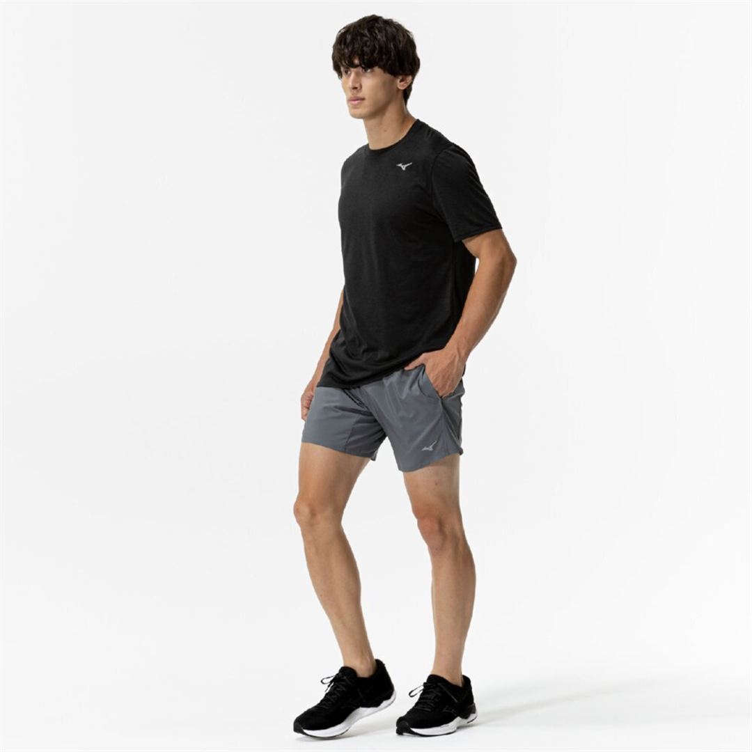 ランニング マルチポケットパンツ プラス 7インチ グレー S