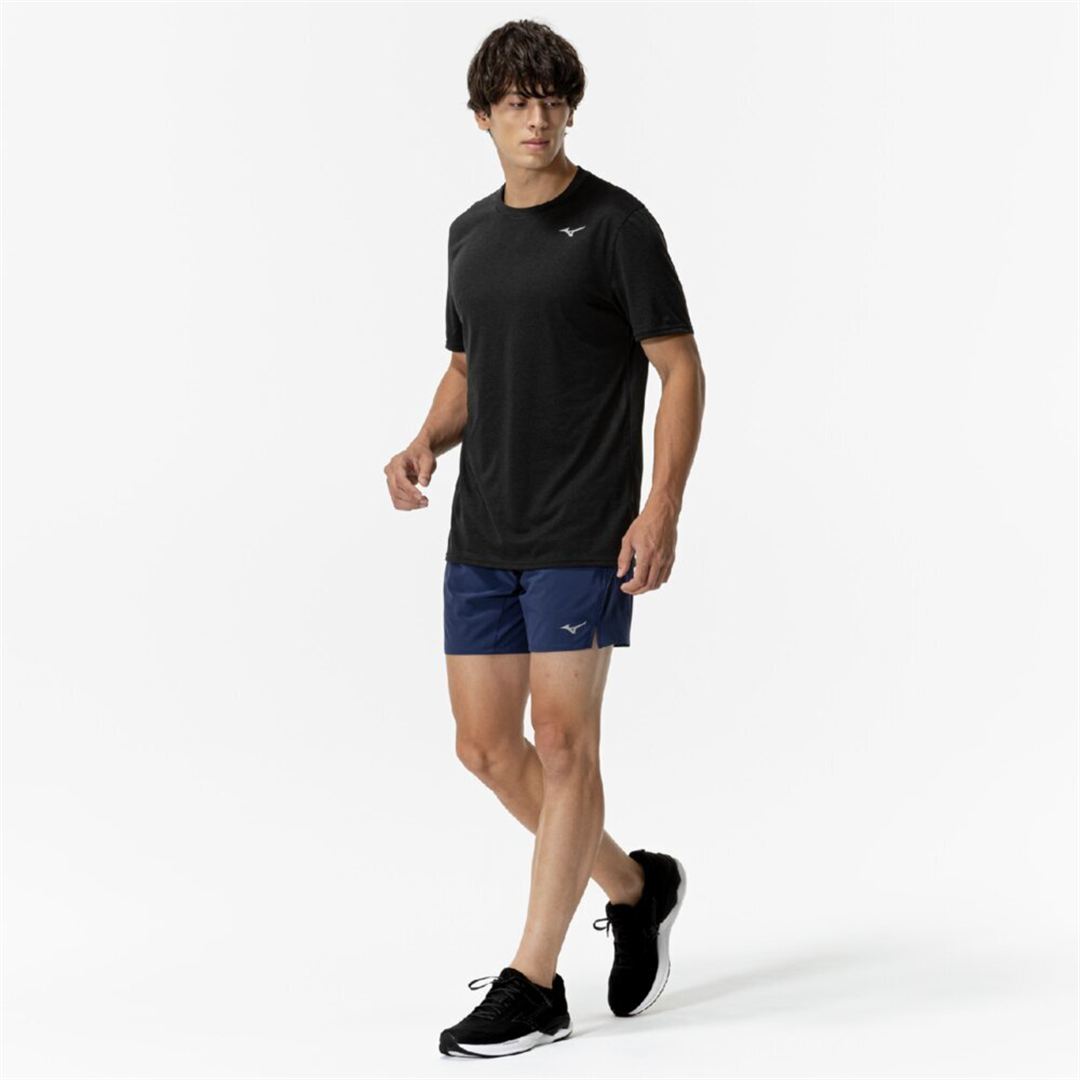 【ミズノ直営限定】ランニング マルチポケットパンツ プラス 7インチ(インナー付) エステートブルー XL