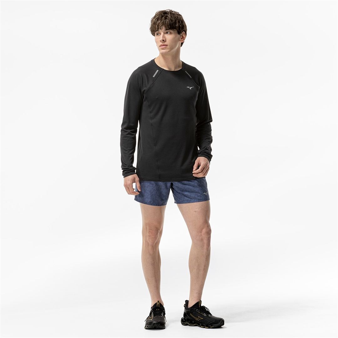 ランニング マルチポケットパンツ グラフィック6インチ インシグニアブルー×ステラー XL