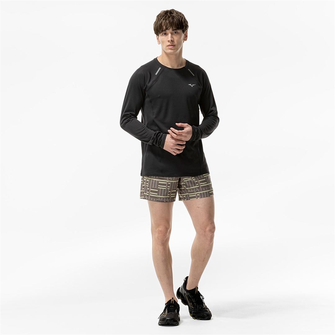ランニング マルチポケットパンツ グラフィック6インチ マティーニオリーブ XL