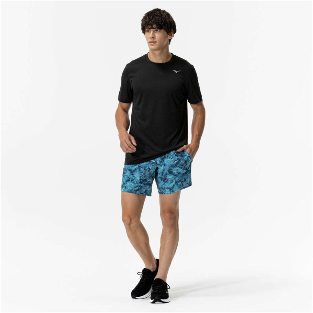 ランニング マルチポケットパンツ プラス グラフィック7インチ ムーンリットオーシャン XL