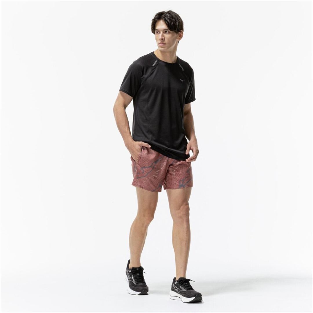 ランニング マルチポケットパンツ プラス グラフィック7インチ コッパーブラウン XL