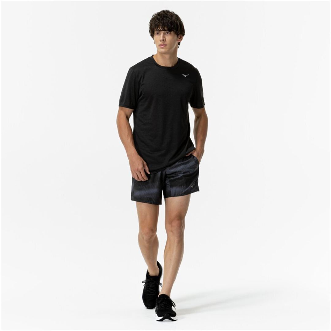 ランニング マルチポケットパンツ プラス グラフィック7インチ ブラック XL