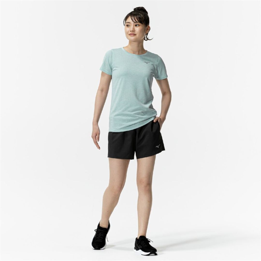 ランニング マルチポケットパンツ プラス 6.5インチ ブラック S