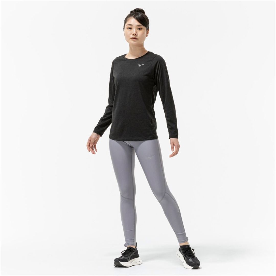 【ミズノ直営限定】ランニング リフレクティブ ロングタイツ クイックシルバー S