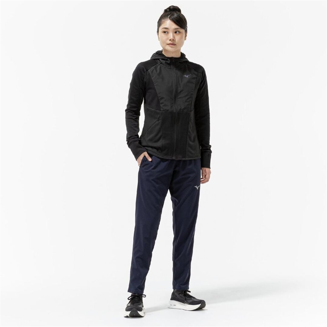 【ミズノ直営限定】ランニングマルチポケットパンツロング ネイビー S