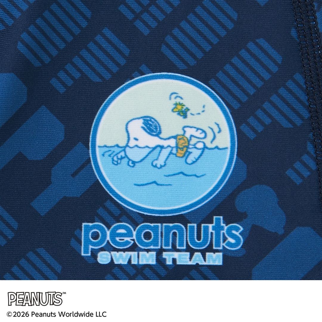 【PEANUTS】競泳練習用ショートスパッツ ネイビー XS