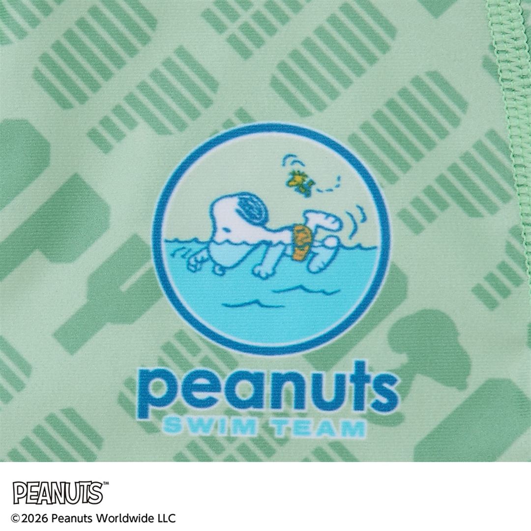 【PEANUTS】競泳練習用ショートスパッツ ミント XS