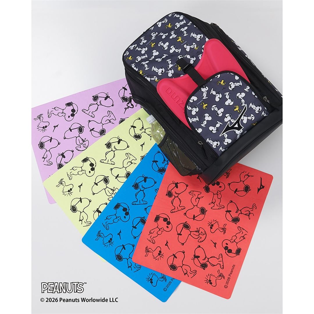 【PEANUTS】バックパック35L(スイム) ブラック×グレー