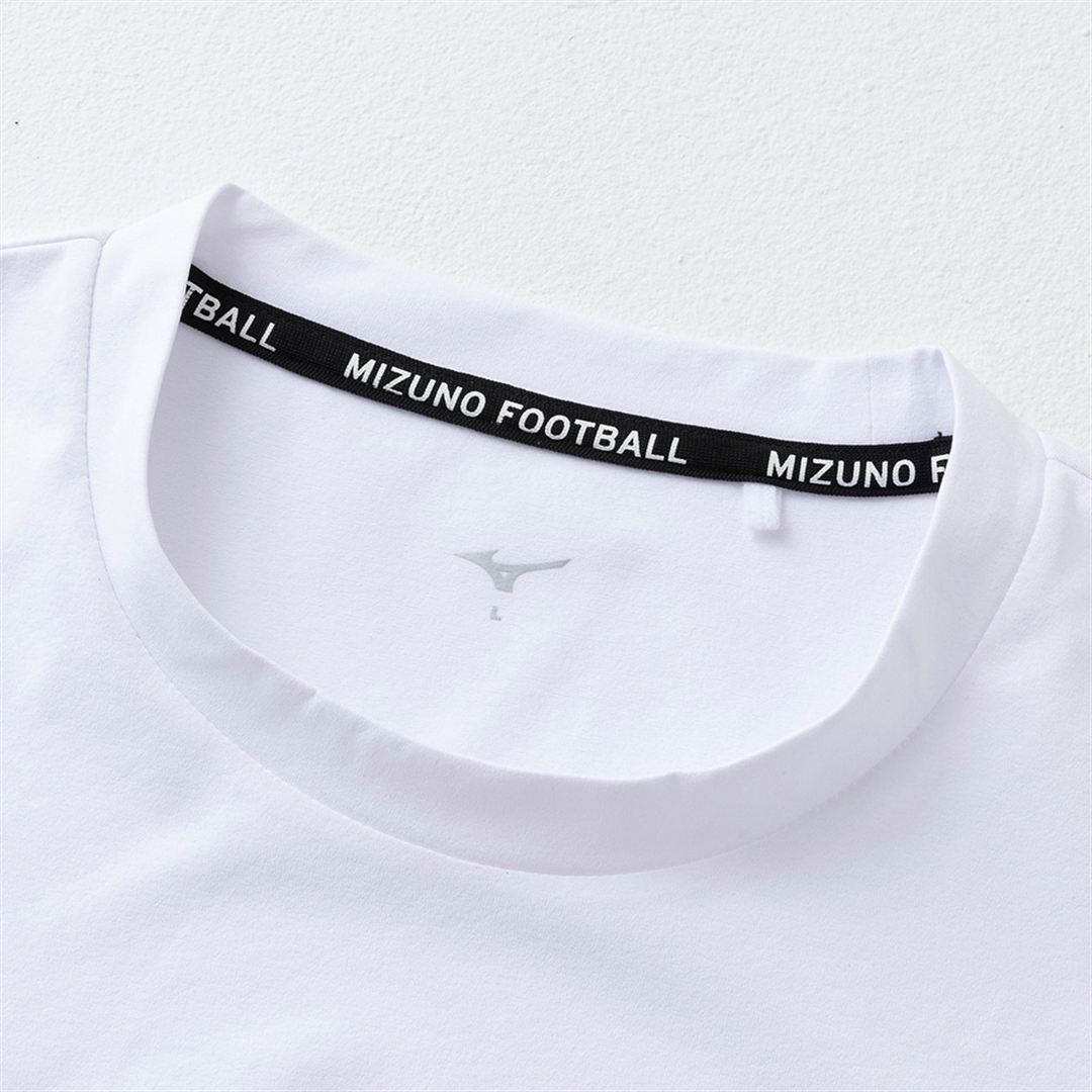 モレリア ルビーレッド ワッペンTシャツ ホワイト×ルビーレッド S