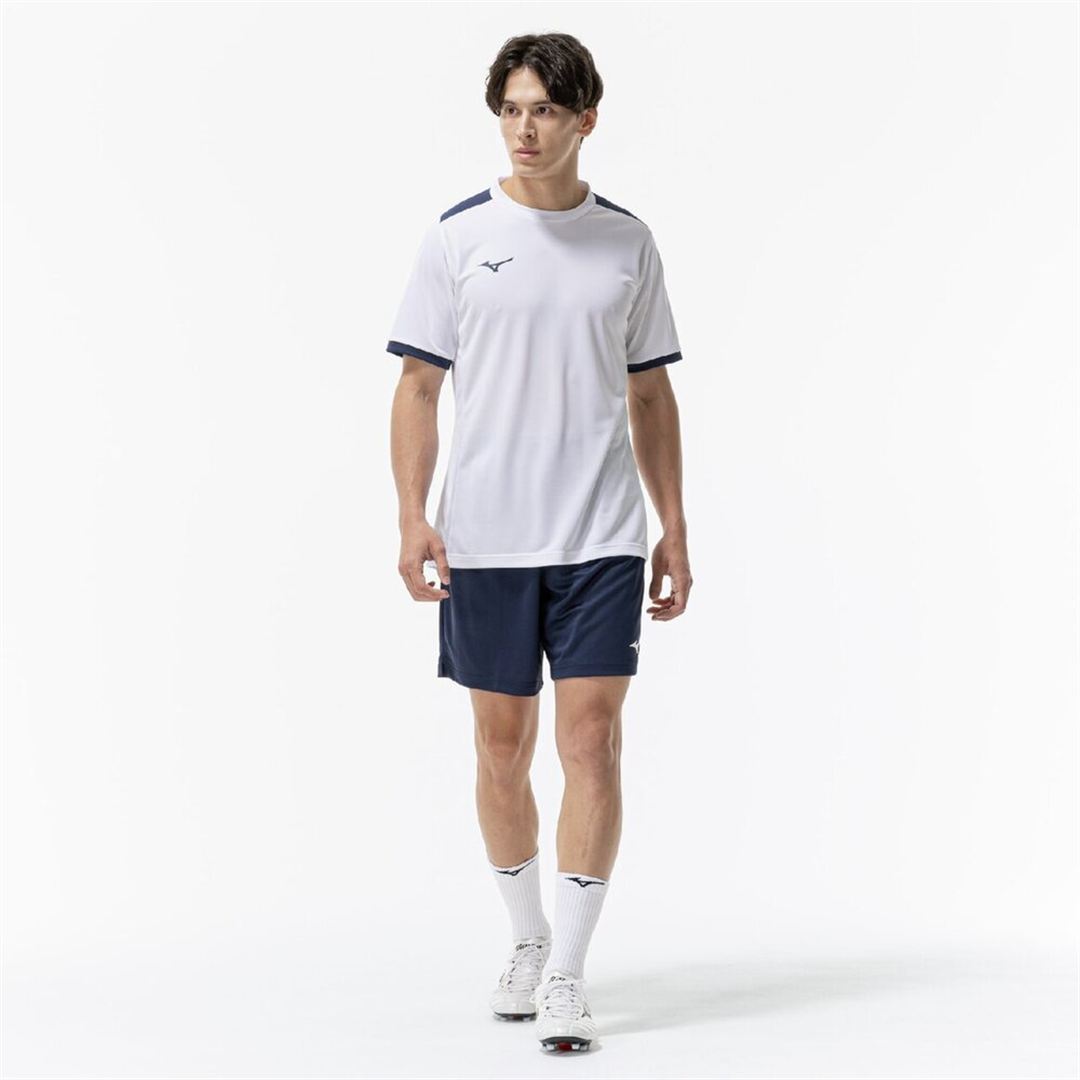 フィールドシャツ ホワイト×ドレスネイビー XL