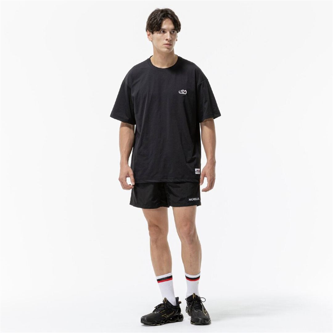 モレリア ストレッチソフトドライTシャツ ブラック S