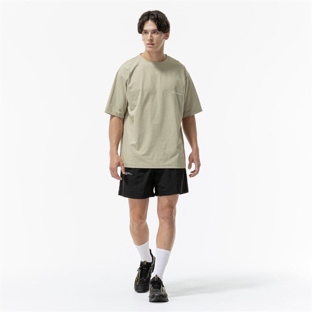 ストレッチソフトドライTシャツ エルムベージュ XL