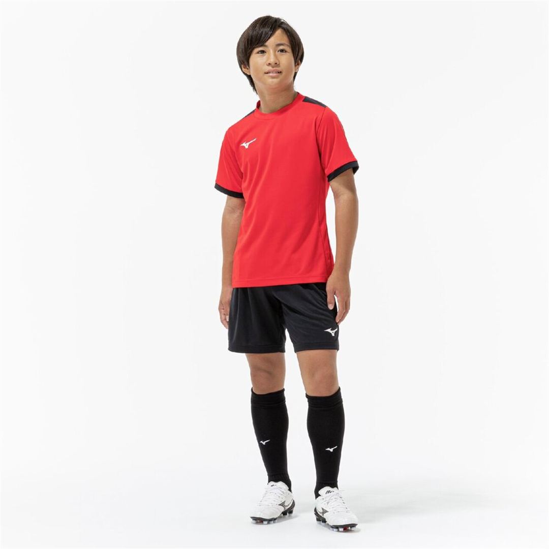 フィールドシャツ チャイニーズレッド×ブラック 160