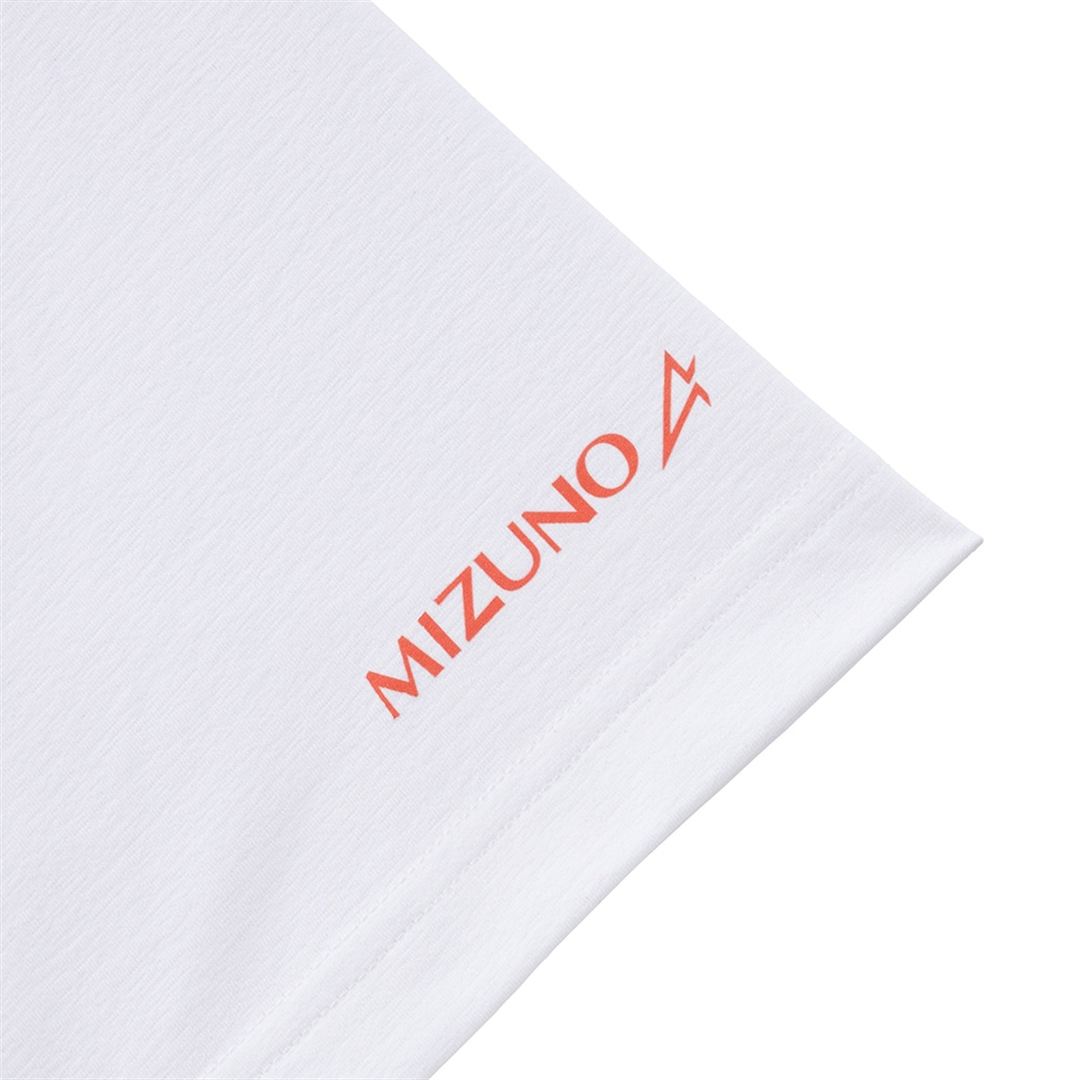ミズノアルファ プリントTシャツ ホワイト S