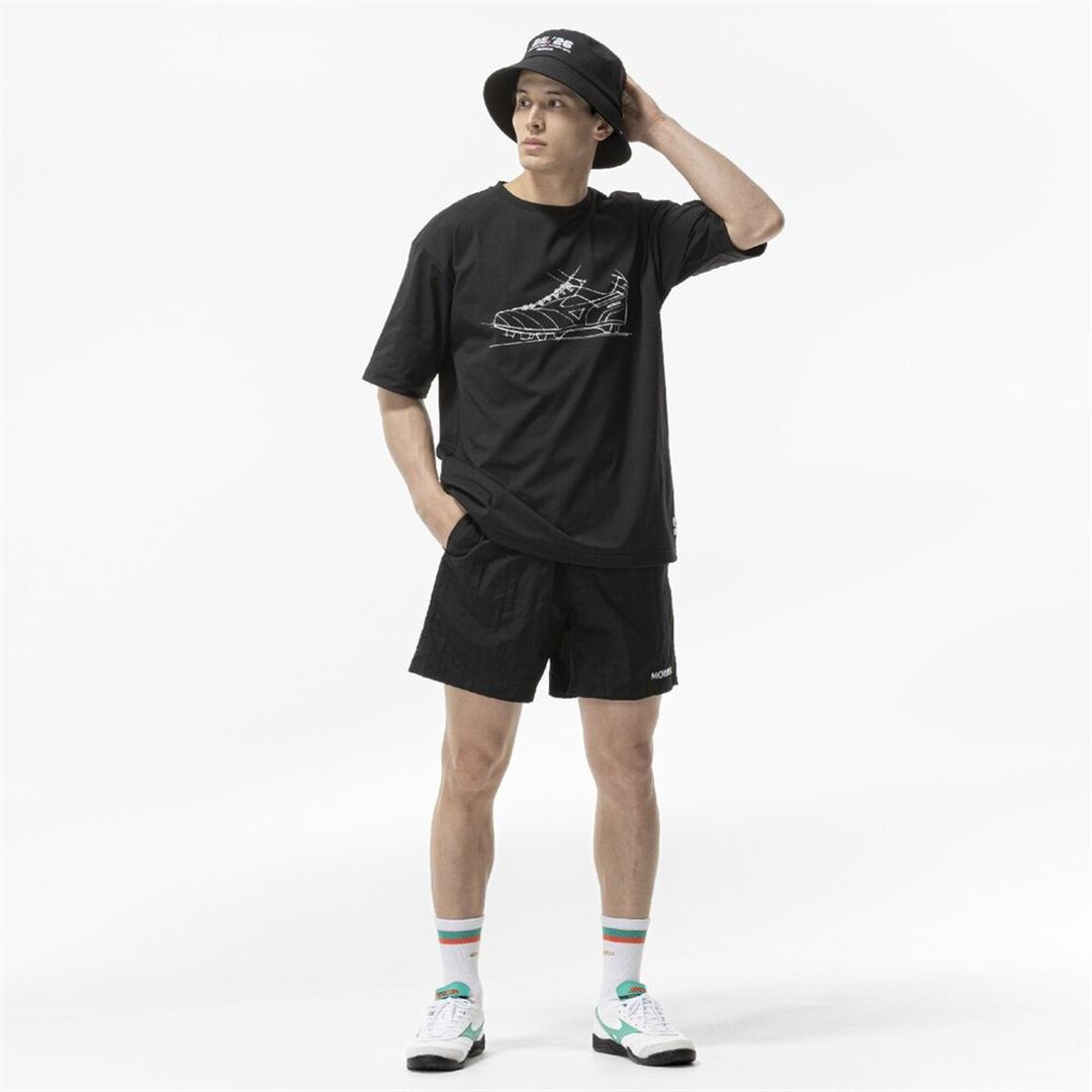 モレリア プリントTシャツ ブラック XL