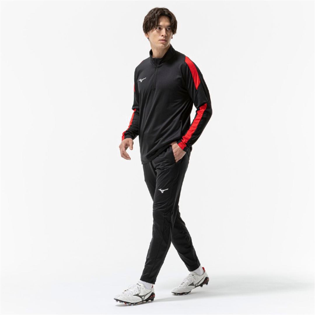 ストレッチニットパンツ ブラック S