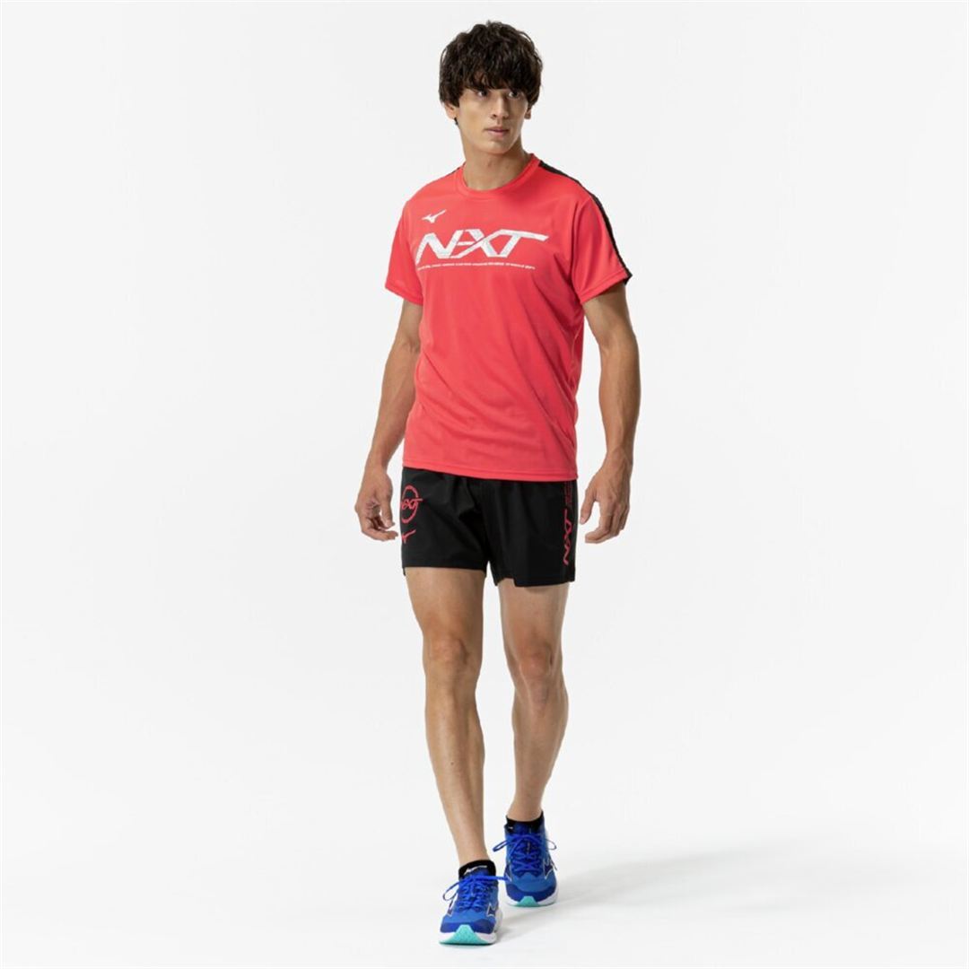 N-XTプラクティスシャツ(陸上競技) ラディアントレッド S