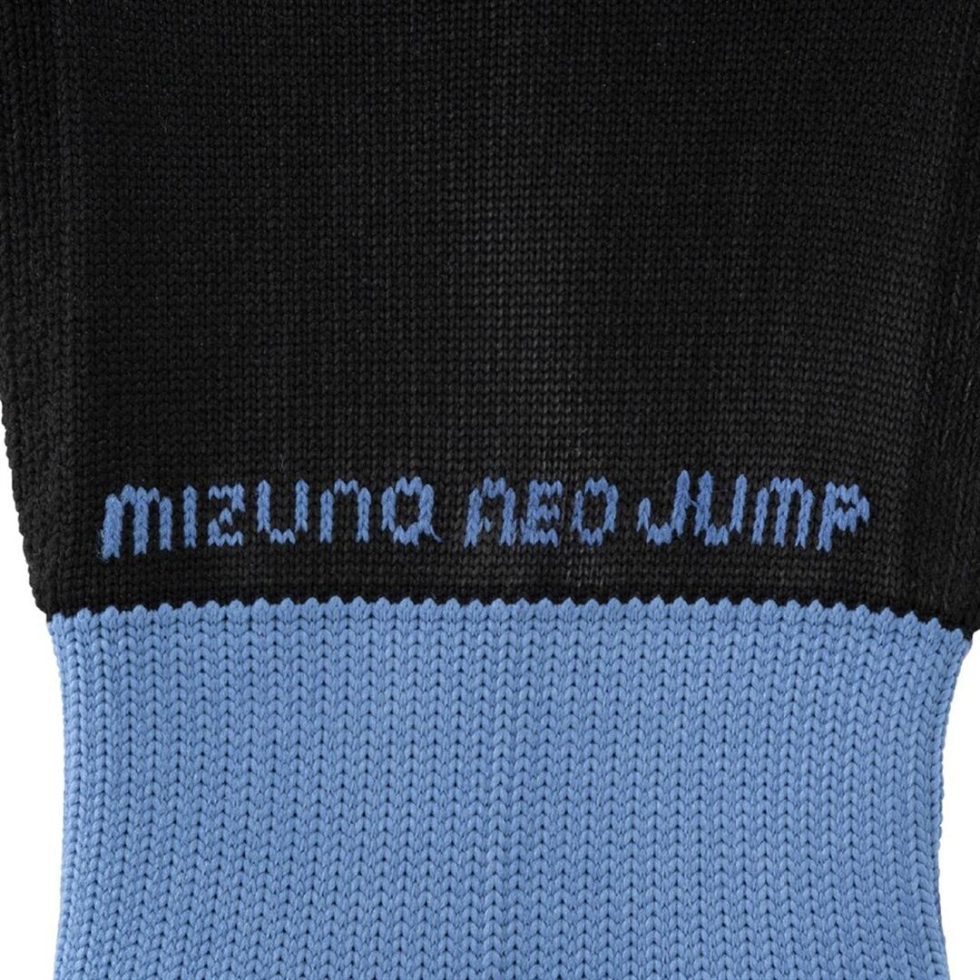 MIZUNO NEO JUMP SOCKS(バレーボール) ブラック×ブルー 23-25